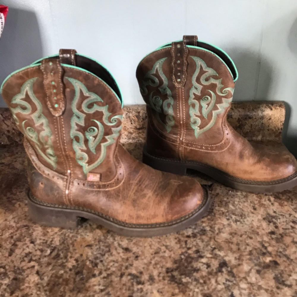 Justin’s work boots
